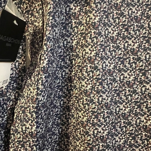NWT Magaschoni Men's Printed Woven Button Down Shirt Style Size Large L - Picture 4 of 6